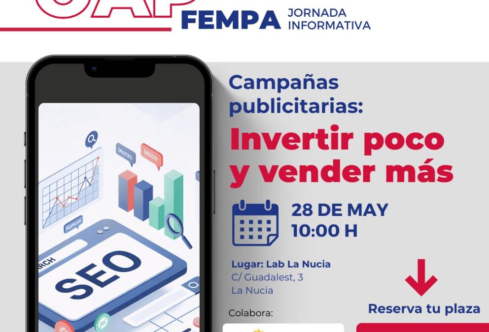 Formación Campañas Publicitarias RRSS Jueves 28 de mayo a las 10:00h. en el Lab_Nucia.
