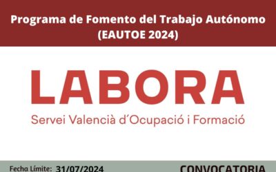 Ayudas destinadas al establecimiento como trabajador autónomo o por cuenta propia en proyectos innovadores