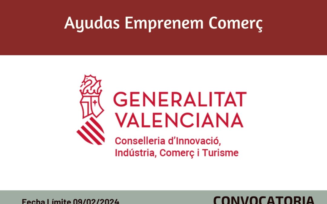 Ayudas Emprenem Comerç (CMIAPY) 2024