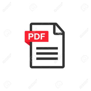 PDF file download icon. Document text, symbol web. Document icon set