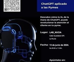 TALLER CHATGPT; el próximo jueves 13 de junio de 09;30 a 11;00 h. en el Lab Nucía