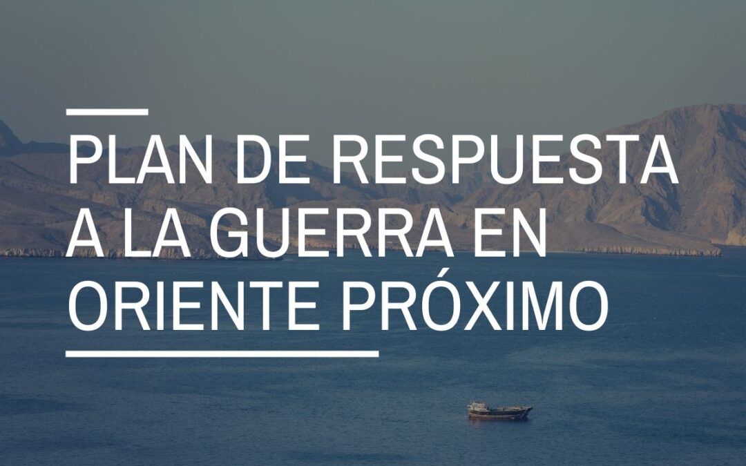 Medidas en el marco del Plan Integral de Respuesta a la Crisis en Oriente Medio.